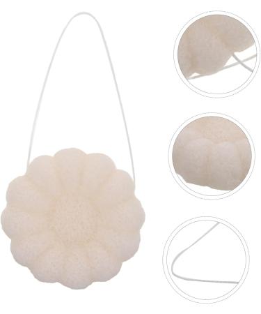 FRCOLOR Bath Sponge Adorable Bath Scrubber Body Washing Cloth Bath Mitt Sponge Body Scrub Body Mittens Convenient Scrubber Supplies Fiber White - Buy Online on GoSupps.com