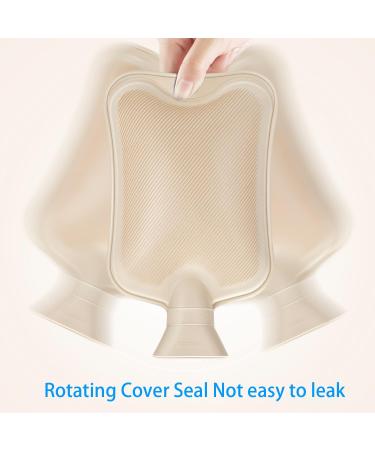 Homealexa 1L Long Hot Water Bottle with Soft Plush Cover - Waist Warmer for Winter - Minimalist Belt Design - Buy Online on GoSupps.com