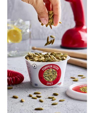 Buy Greek Premium Roasted Pumpkin Seeds - Spicy High Protein Vegan Gluten-Free - 6x85g | International Shipping - Buy Online on GoSupps.com