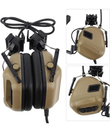 Noise Cancelling Tactical Headphones for Combat Games - CS (Brown) | Premium Gaming Audio - Buy Online on GoSupps.com