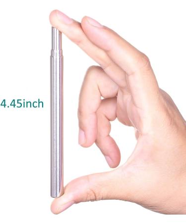 Dakoufish 2 Pack 10.5 Inch Reusable Metal Straws Collapsible Stainless Steel Drinking Straw Portable Telescopic Travel Straw with Case & Cleaning Brush(10.5inch Black+Rose Gold) Black+rose Gold 10.5inch - Buy Online on GoSupps.com