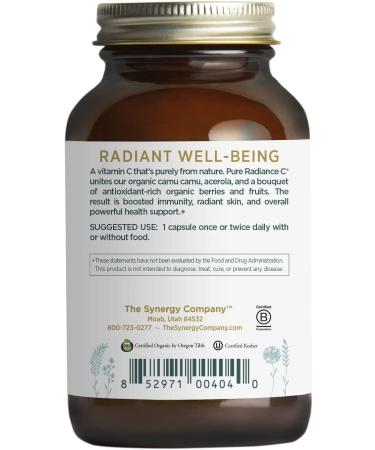 Pure Synergy Pure Radiance C - 90 Capsules for Radiant Skin & Immune Support - Buy Online on GoSupps.com