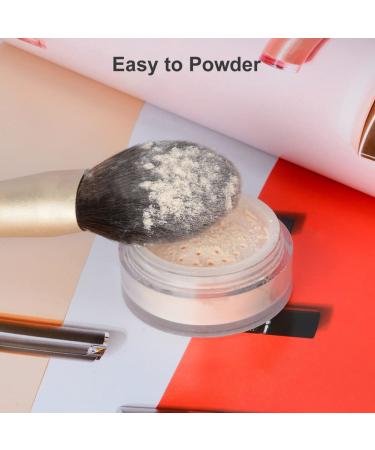 JessLab Wooden Handle Loose Powder Brush - Synthetic Bristles - Face Makeup Tool for Flawless Application - 1 Piece - Buy Online on GoSupps.com