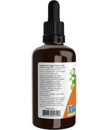 Now Foods Supplements Certified Organic Licorice Root 2 fl. oz - Buy Online on GoSupps.com