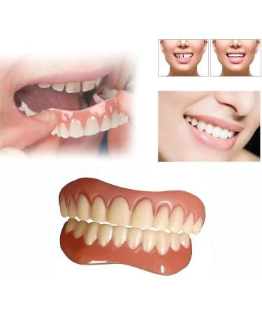 Temporary Dental Veneers for Natural Teeth Restoration - Upper & Lower Jaw, Natural Shade - Buy Online on GoSupps.com