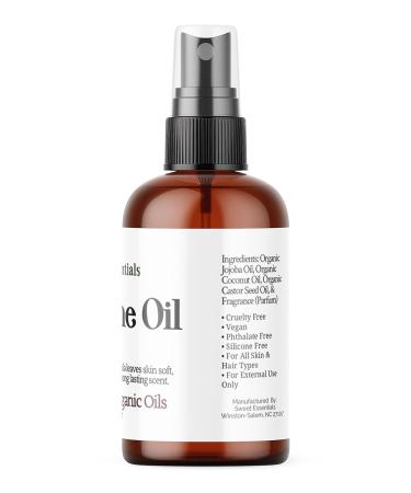 Sweet Essentials Jasmine Bouquet - Organic Perfume Oil for Hair & Body Alcohol-Free 4 fl oz - Buy Online on GoSupps.com