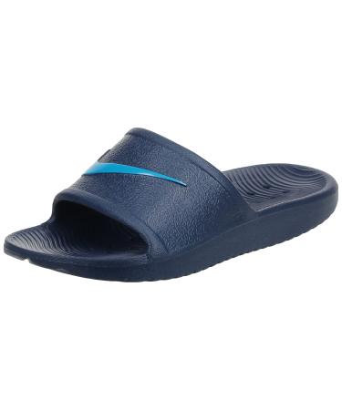 Nike Unisex-Kids Kawa Slide Sandal 28 EU Midnight Navy Laser Blue