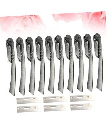 Minkissy Eyebrow Removal & Dermaplaning Tool Kit - 10-Piece Beauty Face Razor Set for Flawless Skin | International Shipping - Buy Online on GoSupps.com