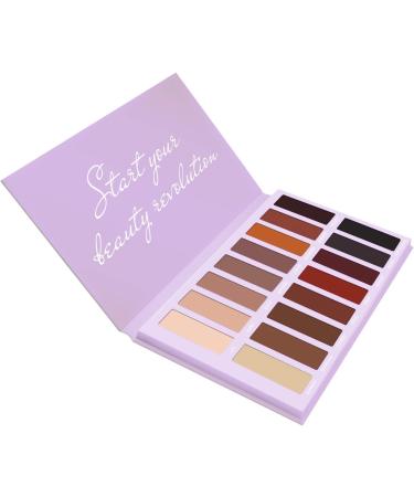 Best Pro Eyeshadow Palette Matte - 16 Highly Pigmented Vegan Shades for Warm Natural Smoky Eye Makeup - Buy Online on GoSupps.com