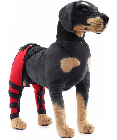 Dog Knee Brace Pet Dog Hind Leg Brace Support Belt Pet Dog Double Hind Leg Brace Support Belt for Heals Prevents Injuries Sprains Protects Wounds. A Medium - Buy Online on GoSupps.com