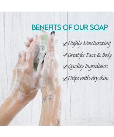 Primal Elements Glycerin Bar Soap | Vegan Paraben-Free Gluten-Free | Ideal for Sensitive Oily & Dry Skin | 100% Vegetable Base - International Shipping - Buy Online on GoSupps.com