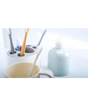 Fabufabu Japanese Style Toothbrush Set - 4 Exquisite Brushes for Travel Kids & Daily Oral Care - Buy Online on GoSupps.com