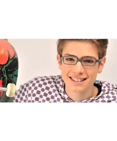 Miraflex New Baby 4 Eyeglasses for 8-10 Year Olds - Black - Buy Online on GoSupps.com
