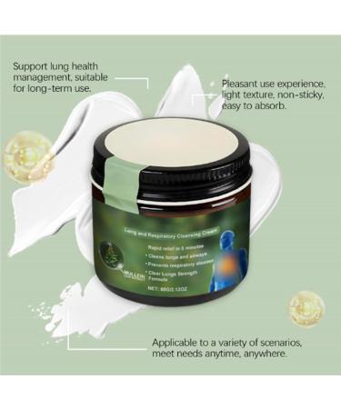 Cr me Nettoyante Rrespiratoire Cr me Nettoyante Pulmonaire Et Respiratoire 60g Pour Soulager L'inconfort Am liorer La Sant Pulmonaire Nature Et Ddouce Et Assurer Une Respiration Douce - Buy Online on GoSupps.com