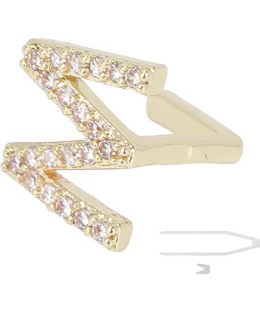 Shop Verdant Touch Gold Hip Hop Tooth Braces Decoration | Capital Letter Hollow Accessories for Halloween - Buy Online on GoSupps.com