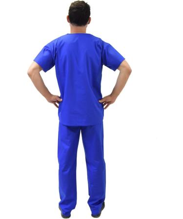 Lizzy-B Men Medical Scrub Set Royal X-Large - Buy Online on GoSupps.com
