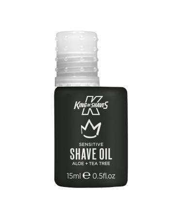 King Of Shaves Sensitive Shaving Oil For Men For A Close and Comfortable Shave Suitable for All Skin Types Shave Oil For Men 15ml 15 ml (Pack of 1)