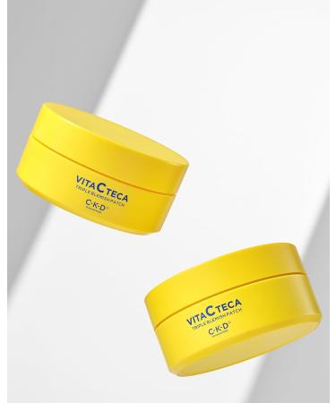 Vita C Teca Triple Blemish Patch - Revitalizing Vitamin C Hydrogel Pads for Under Eyes & Face - 60 Patches for Dull Skin Treatment & Even Tone - Buy Online on GoSupps.com
