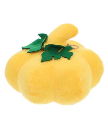 OUNONA Fabric Pumpkin Halloween Decor Halloween Pumpkin Decoration Artificial Pumpkin Sculpture Simulation Pumpkin Figurine Cloth Wrapped Pumpkin Decor for Home Crafts Household