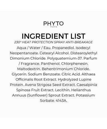 PHYTO PARIS Phytokeratine Repairing Heat Protecting Spray New Pack - Buy Online on GoSupps.com