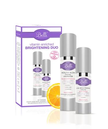Belli - Vitamin Enriched Brightening Duo - Healthy Glow Facial Hydrator and Eye Brightening Cream (1 Set)
