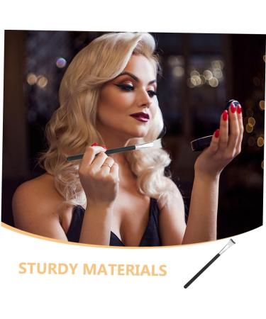 Baluue Makeup Tool Loose Powder Brush Nose Contour Brushes Blush Brush 18.50X1.00X1.00CM Black - Buy Online on GoSupps.com