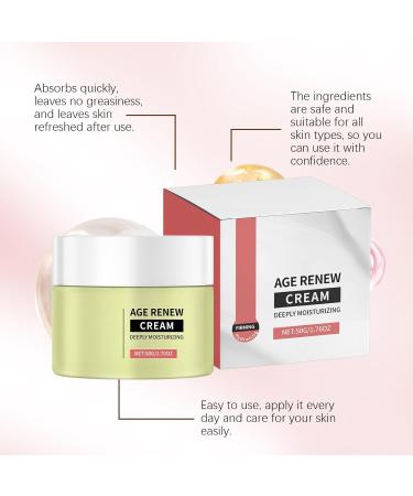 Collagen Moisture Renewal Cream With Glycerin & Mineral Oil Deep Hydration to Help Improve Dryness & Support a Plumped-Looking Appearance 50g / 1.76 oz - Buy Online on GoSupps.com