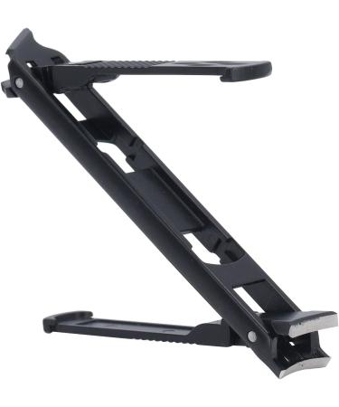 Innovative Stainless Steel Double Ended Nail Clipper Foldable Deformation Slim Design Flat & Beveled Mouth Nail Polishing Pads Stainless Steel Nail Cutter for Men and Women Black - Buy Online on GoSupps.com