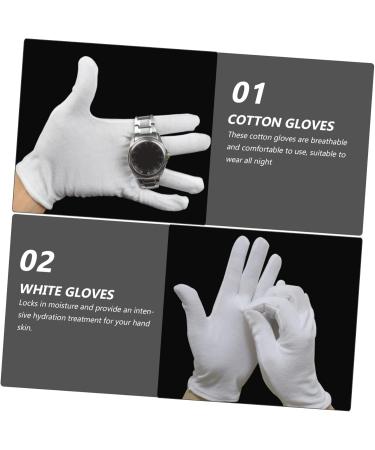 minkissy 30 Pairs Overnight Moisture Gloves Driving Cream Gloves Dry Hands Glove Moisturizing Mittens Gloves Winter Gloves Cotton Women's Handwashing White - Buy Online on GoSupps.com