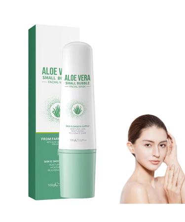 Luthasolic Aloe vera face mask - Soothing gel - Anti-aging - Fights blackheads and pimples - Deep pore cleansing - Oil control - 100g