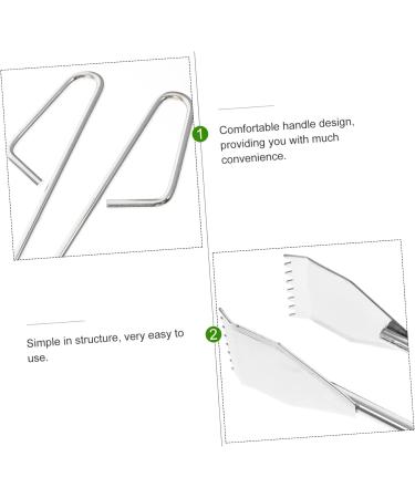 FRCOLOR 1pc Trash Tongs & BBQ Grill Tweezers - Versatile Garbage Picker Upper & Charcoal Clip - 55x11cm Outdoor Cooking Tool - Buy Online on GoSupps.com