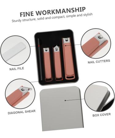 1set Anti-Splash Nail Clippers Toe Nail Scissors Fingernails Clippers and Toenails Clippers Fingernail File Nails Household Nail Scissors Abs Manicure Pedicure Scissors - Buy Online on GoSupps.com