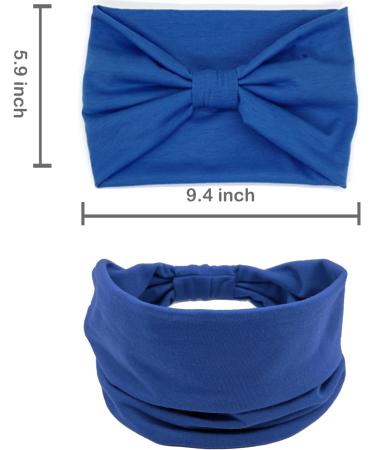 VENUSTE Wide Headbands for Women - Fashionable Knotted Hair Bands 6PCS (Bright Color) - Buy Online on GoSupps.com
