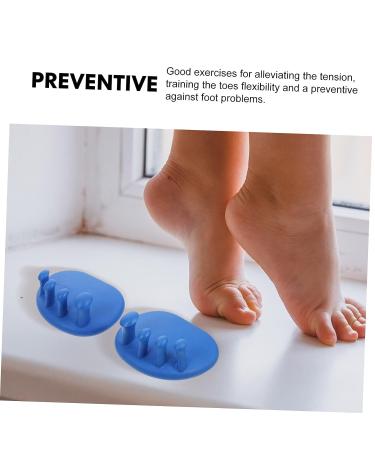 BESPORTBLE Arch Trainer Exercise Tools - Toe Correctors, Bunions Straighteners & Hallux Valgus Gel Protector - Blue (1 Pair) - Buy Online on GoSupps.com