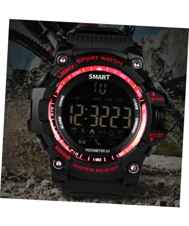 Besportble Heart Rate Monitor & Sleep Tracker Band - Fitness Tracking Bracelet in Medium Red - Buy Online on GoSupps.com