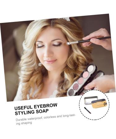 DOITOOL 2 Pcs Eyebrow Styling Cream Waterproof Suit Metal Hairpin Stick Eyebrow Makeup Lip Gloss Pearlescent - Buy Online on GoSupps.com