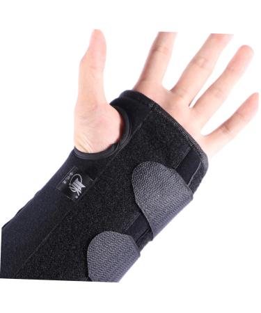 Buy Left Black Wrist Support Brace & Splint - Fixed Sleeve for Pain Relief | International Shipping Available - Buy Online on GoSupps.com