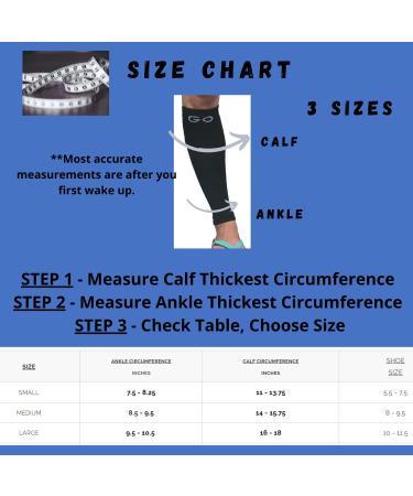 Calf Compression Sleeves 20-30 mmHg - Made in the USA | Best Support for Legs - Shop Now - Buy Online on GoSupps.com