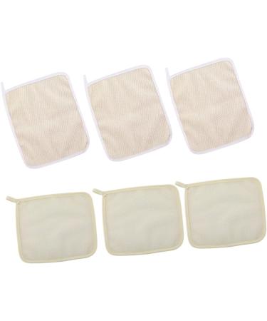 Healeved 6pcs Dual-Sided Scrub Towel Loofah Shower Sponges - Soft Bath Towels for Face and Body - Buy Online on GoSupps.com