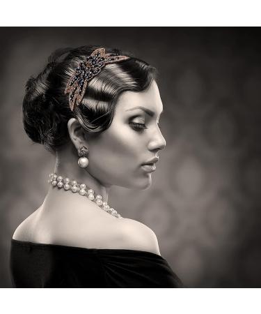 MWOOT 1920s Flapper Headbands for Women Roaring 20s Party Costumes 3 Pieces Black White Green 20s Hair Accessories Women 20s Vintage Flapper Hair Hoop 1920S Theme Hair Accessory - Buy Online on GoSupps.com