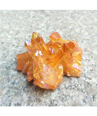 Natural Crystal Rough Natural Yellow Crystal Aura Quartz Stone Cluster Specimen 150g-550g Beautiful Natural Crystal Stone Full of Texture (Color : 150g-200g) - Buy Online on GoSupps.com