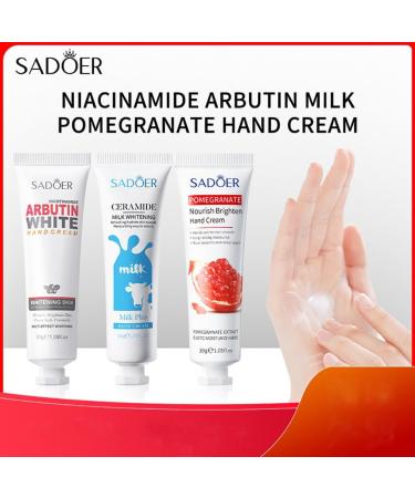 BakerMiche Whitening Hand Cream 30g x 10Pcs Daily Moisturizing Hand Cream Keep your hands smooth and delicate deep nourishing hand lotion nongreasy hand cream - Buy Online on GoSupps.com