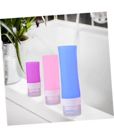 Buy 1 Set Silicone Travel Bottle Set - Anti-Leak Cosmetic Tubes for Women - Refillable Lotions & Toiletries - Perfect for Trips - Buy Online on GoSupps.com