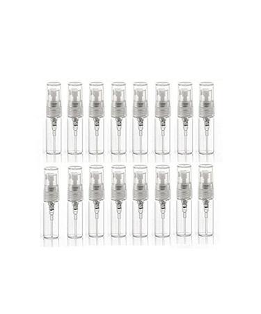 20 pieces of portable transparent vials with 30 ml and atomizer clear refillable sample bottle for travel perfume party make-up.