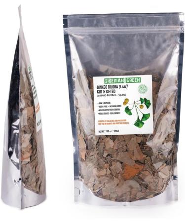 Siberian Green Ginkgo Biloba Cut and Sifted Leaf 200g (7.06 oz) Loose Tea - Buy Online on GoSupps.com