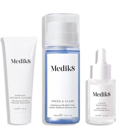 Medik8 Skin Perfecting Collection 3-Piece Visibly Clarifying Face Care Gift Set Clear Smooth And Radiant Skin - Anti Ageing Skin Care Collection - Buy Online on GoSupps.com