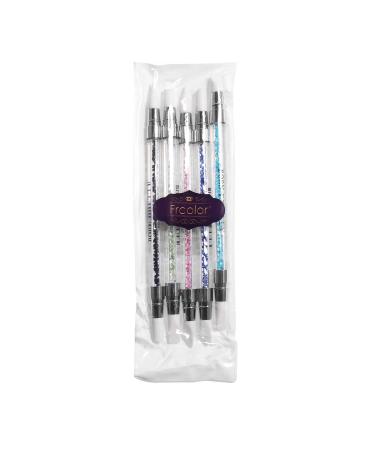 Frcolor 5pcs GEL Nail Art Pen Set | Silicone Head Carving Brushes | Acrylic Handle Salon Tools for Professional Nail Design - Buy Online on GoSupps.com