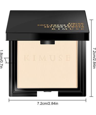 Setting Powder - Matte Pressed Setting Powder | Matte Pressed Powder High Definition Clarifying Finishing Powder Long Lasting Translucent Oil Control Face Pressed Powder Buogint #02 - Buy Online on GoSupps.com