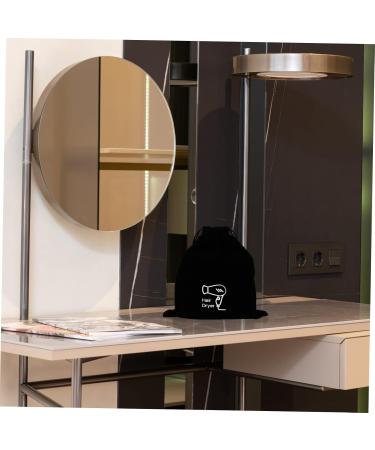 SOESFOUFU 5 Pcs Hair Dryer Storage Bag Large Storage Bag Mini Hair Blower Bag Hair Tools Bag Black Flannel - Buy Online on GoSupps.com