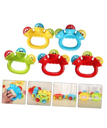 Buy Abaodam 10 Pack Hand Bell Soiling Toys - Soft Bite Interactive Toys for Babies & Small Children | Perfect Newborn Gift - Buy Online on GoSupps.com